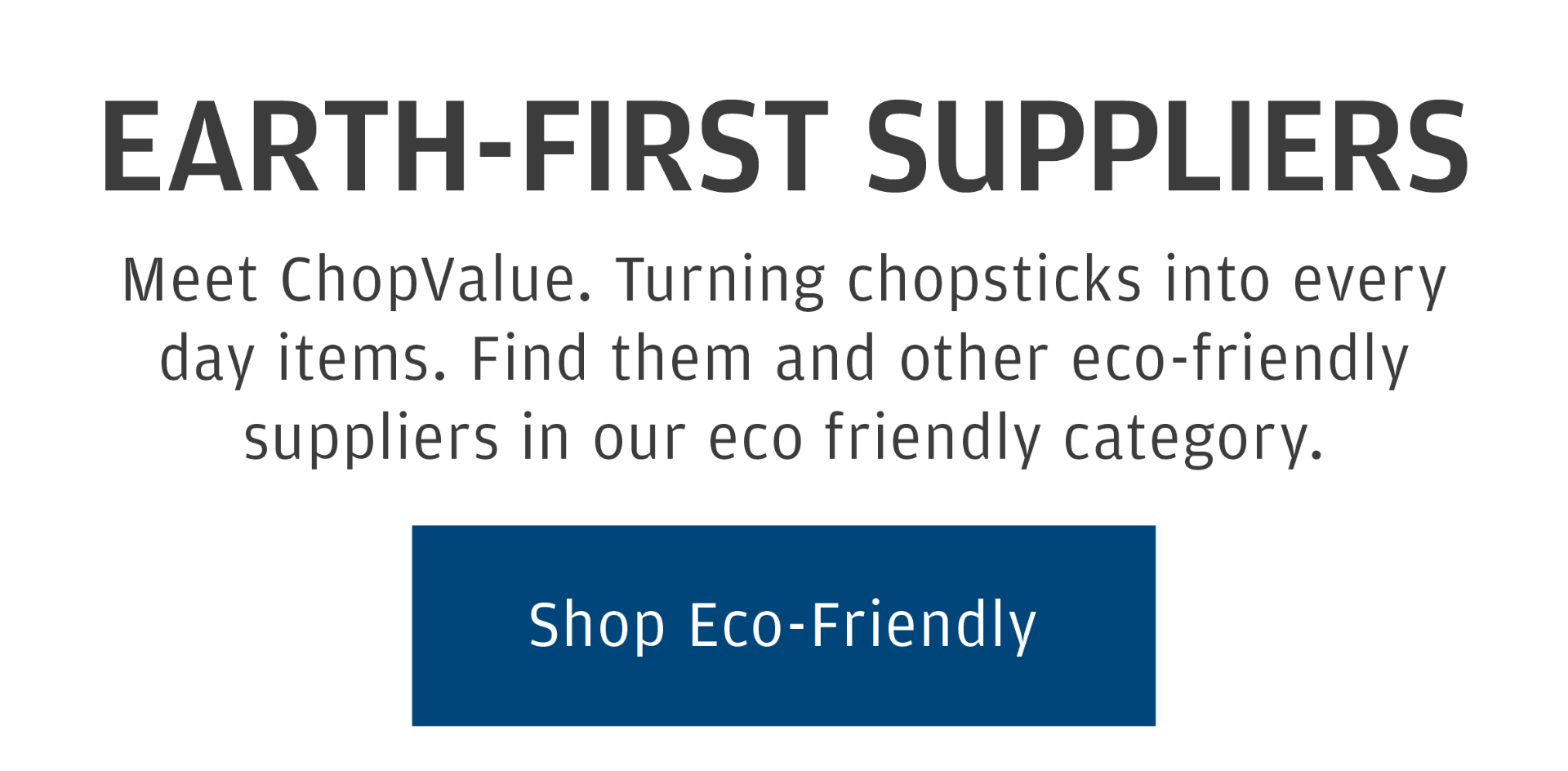 Earth First Suppliers