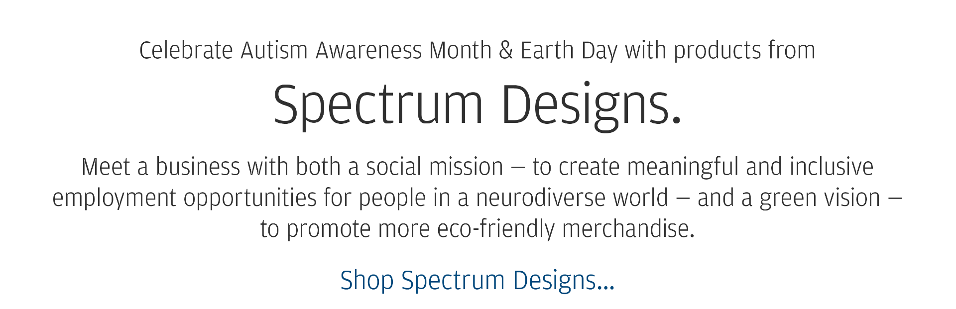Shop & Support items from Spectrum Designs.